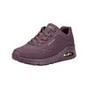 Sneaker SKECHERS "Skechers Sneaker Lederimitat", Damen, Gr. 41, rot (weinrot), Lederimitat, casual, Schuhe