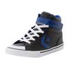 Sneaker CONVERSE "PRO BLAZE STRAP LEATHER", Gr. 37,5, schwarz, blau, weiß, Leder, sportlich, Schuhe