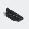Fußballschuh ADIDAS PERFORMANCE "PREDATOR LEAGUE LACELESS FIRM/MULTI-GROUND", Gr. 39, schwarz (core schwarz, carbon, lucid lemon), Synthetik, Textil, sportlich, Schuhe, geeignet für Rasen- und Kunstrasenplätze
