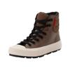 Sneaker CONVERSE "CHUCK TAYLOR ALL STAR BERKSHIRE BOO", Gr. 38,5, grounded, schwarz, light dune, Leder, sportlich, Schuhe