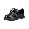 Schnürschuh HÖGL "Högl Halbschuhe Leder", Damen, Gr. 38, schwarz (schwarz lack), Leder, casual, Schuhe