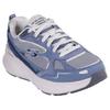 Sneaker SKECHERS "EDGERIDE", Damen, Gr. 41, blau (graublau), Lederimitat, Mesh, sportlich, Schuhe, Chunky Sneaker, Schnürschuh mit Plateau Sohle