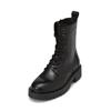 Stiefelette MARC O'POLO "mit Innenzipper", Damen, Gr. 41, schwarz, Obermaterial: 100% Leder (Rind), unifarben, Schuhe