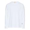 Langarmshirt CAMEL ACTIVE, Herren, Gr. L, weiß, Obermaterial: 71% Baumwolle, 25% Polyester, 4% Elasthan, unifarben, casual, regular fit taillenbedeckt, Rundhals, Langarm gerader Abschluss, Shirts