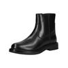 Stiefelette GEOX "Geox Stiefelette Leder", Damen, Gr. 41, schwarz, Leder, casual, Schuhe