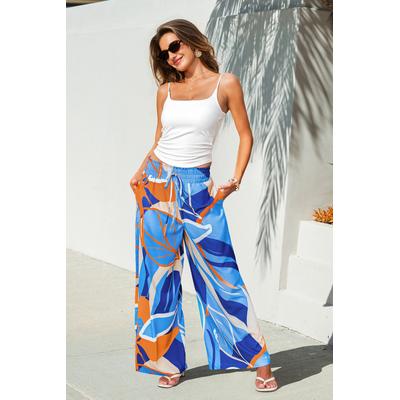 Color Outside Abstract Pants