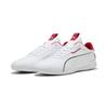 Sneaker PUMA "Scuderia Ferrari Neo Cat 3.0 Sneakers Erwachsene", Gr. 46, weiß (weiß rosso corsa rot), Obermaterial: Textil, Synthetik; Futter: Textil; Innensohle: Textil; Laufsohle: Gummi, Schuhe