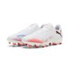 Fußballschuh PUMA "FUTURE 8 PLAY FG/AG Fußballschuhe Damen", Gr. 38.5, weiß schwarz glowing rot, Obermaterial: Synthetik; Futter: Textil; Innensohle: Textil; Laufsohle: Synthetik, Schuhe