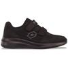 Sneaker LOTTO, Kinder, Gr. 26, schwarz (schwarz, grau), Synthetik, Kunstfaser, unifarben, sportlich, Schuhe, - besonders leicht & bequem