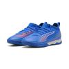 Fußballschuh PUMA "ULTRA 6 MATCH Mid Futsalschuhe Jugendliche", Kinder, Gr. 33, ultra blau weiß glowing rot, Obermaterial: Synthetik, Textil; Futter: Synthetik, Textil; Innensohle: Textil; Laufsohle: Gummi, Schuhe
