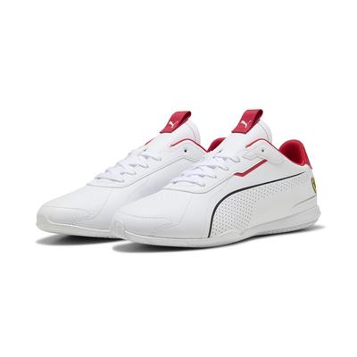 Sneaker PUMA "Scuderia Ferrari Neo Cat 3.0 Sneakers Erwachsene", Gr. 36, weiß (weiß rosso corsa rot), Obermaterial: Textil, Synthetik; Futter: Textil; Innensohle: Textil; Laufsohle: Gummi, Schuhe Image