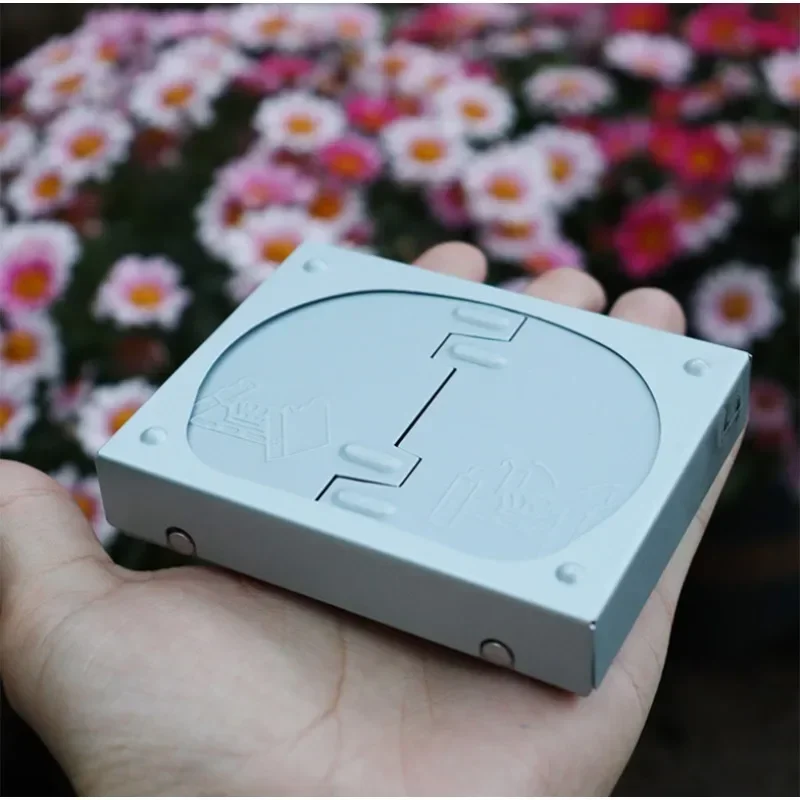 1 Mini-Herd-Brenner, tragbare Campingausrüstung, winddicht, zusammenklappbar, für Alkohol, Kartenherd, Kochgeschirr, Grill, Picknick, EDC, Outdoor-Mini-Werkzeug Image