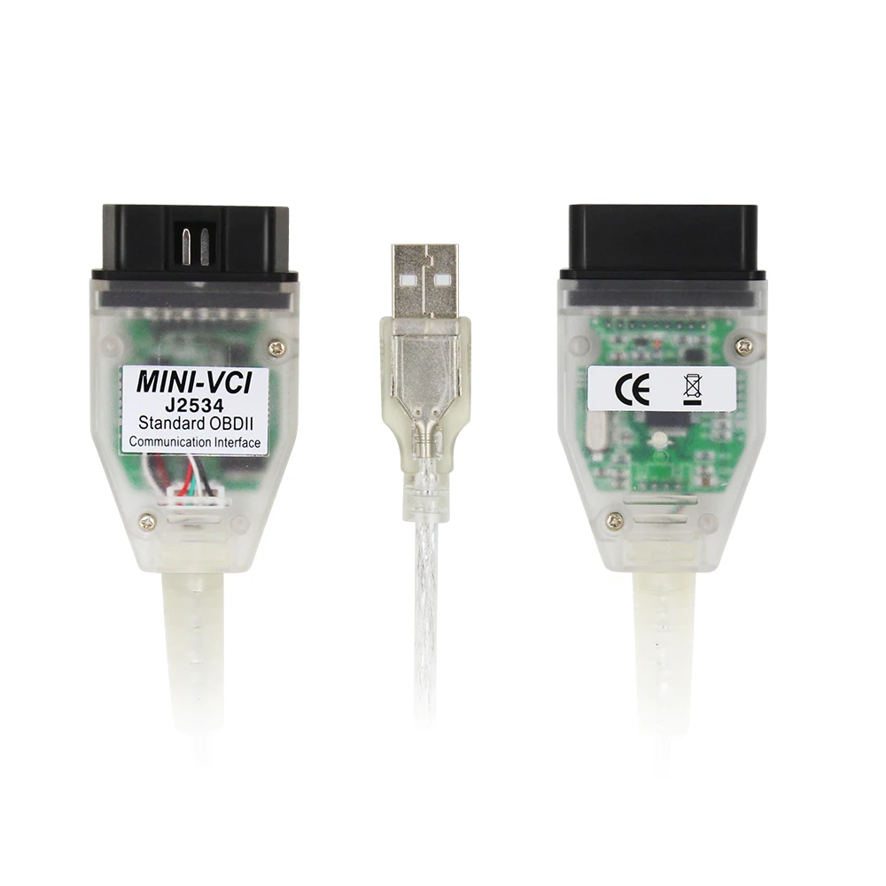 V18.00.008 Mini Vci Für Toyota J2534 OBD2 Auto Diagnose Kabel FTDI Chip TIS Techstream MINI-VCI OBD2 Auto Diagnose Scanner Image