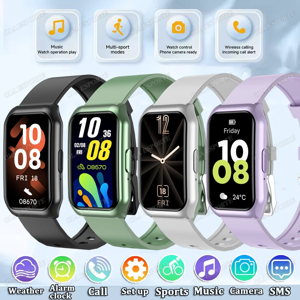 Neue Mode gebogene Smartwatch 2025, Bluetooth-Anruf, Männer und Frauen, Sport-Herzfrequenzmesser, Fitness-Tracker, Smartwatch, Android, iOS, Neu Image