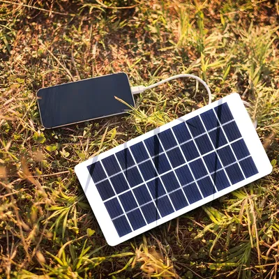 20W 5V Solar Panel Ladegerät Mobile Stromversorgung Batterie Ladegerät Solar Panel Hof Beleuchtung für Türklingel Sicherheit überwachung