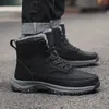 Neue Männer Winter Schnee Stiefel Für Wasserdichte Leder Turnschuhe Super Warm herren Stiefel Outdoor Männlichen Wanderschuhe Arbeit Schuhe größe 39-48