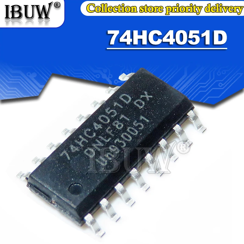 10PCS SN74HC4051D SOP16 74HC4051D SOP-16 74HC4051 SOP Image