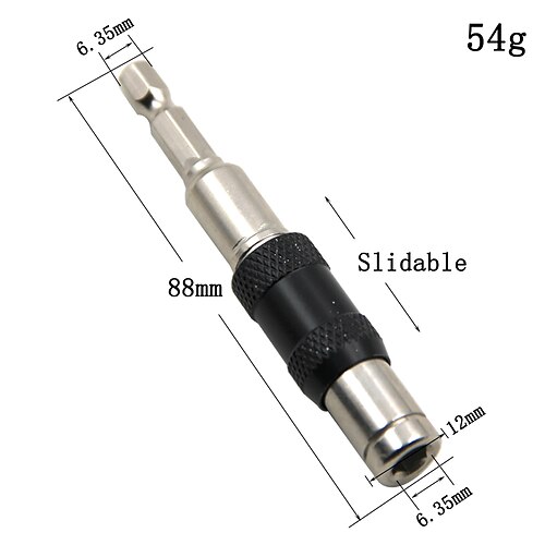 1/4 esagonale anello magnetico punte per cacciavite trapano utensili manuali punta del trapano asta di prolunga supporto per cambio rapido guida di guida vite punta del trapano