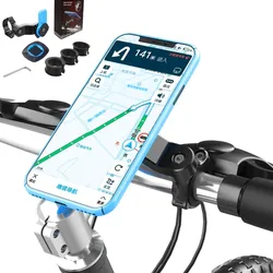 Support de téléphone pour moto et vélo, Quad Lock, amortisseur de vibrations, guidon de vélo, Support de Navigation pour téléphone 4.7-7.2 pouces