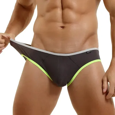 Männer Sexy Kurze Unterwäsche Jugend Low-rise U Konvexen Beutel Tanga Eis Seide Elastische Mesh Atmungsaktive Komfort Schnell Trocknend sport Unterhose Image