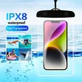 Custodia impermeabile per telefono Borsa impermeabile per nuoto Custodia protettiva universale per telefono subacqueo Custodia fotovoltaica per iPhone 12 Pro Xs Max XR X