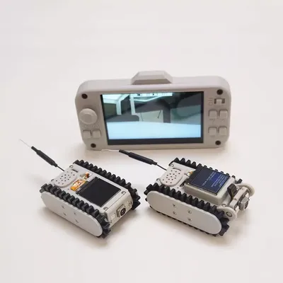 Pipeline Inspection Wireless Video Car Track RC Robot with Camera Maker Teaching Esp32 Scanning Code Networking DIY Program Toys