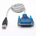 Cavo porta parallela USB 2.0 a 25 pin DB25 IEEE 1284 Cavo adattatore stampante parallela da 1 Mbps per computer PC portatile