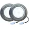 2-Piece 12V AC DC 68mm Range Hood Light LED Bulb 1.5W EL SM Connector Kitchen Cooker Light Lamp Cabinet Closet Cupboard Light