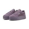 Sneaker PUMA "KARMEN II", Gr. 41, plum jam, raisin, puma silber, Leder, sportlich, Schuhe