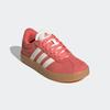 Sneaker ADIDAS SPORTSWEAR "VL COURT 3.0 KIDS", Gr. 34, rot (preloved scarlet, core weiß, bright rot), Leder, Synthetik, sportlich, Schuhe, inspiriert vom Design des adidas samba