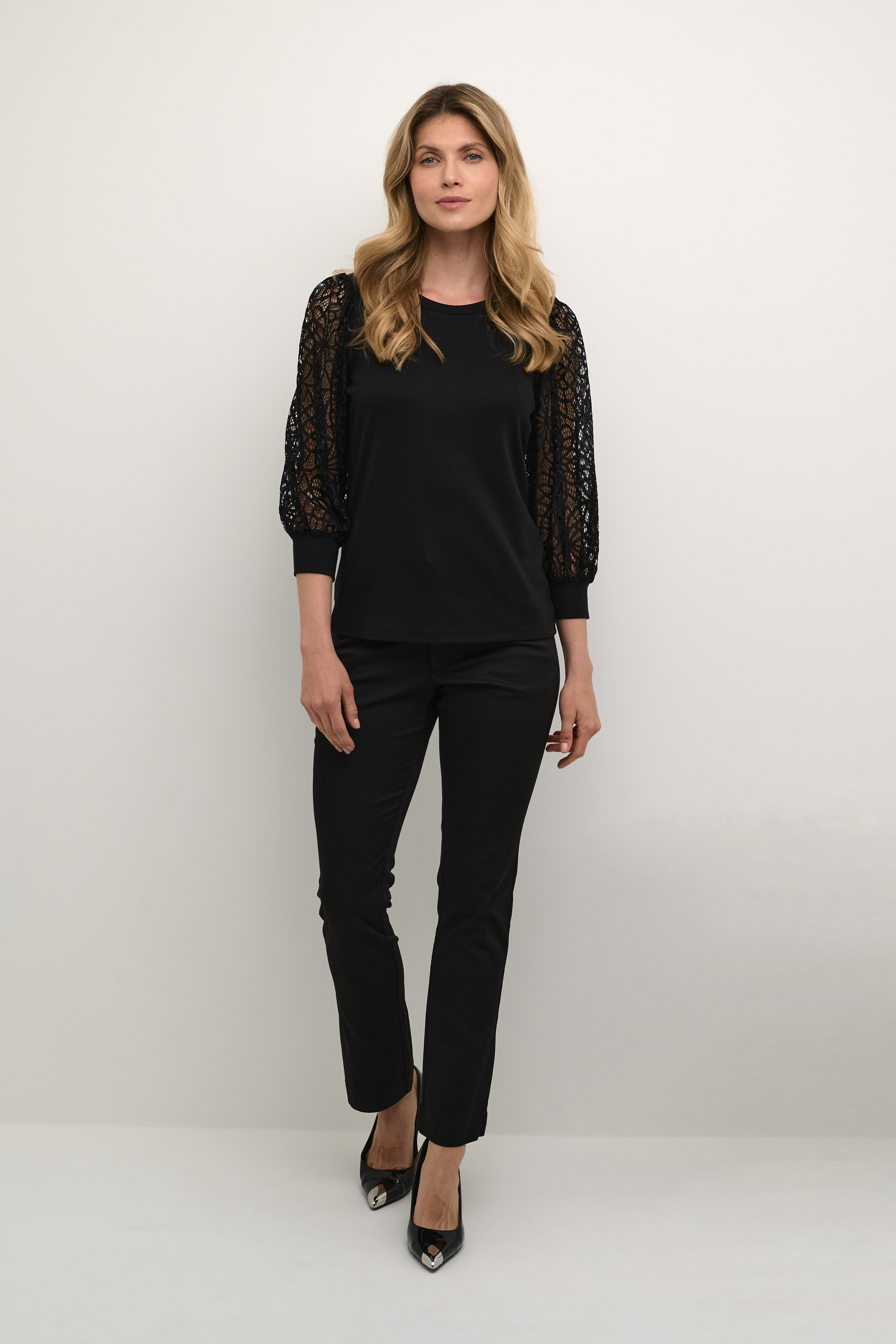 Langarm-Shirt Regular fit black Image