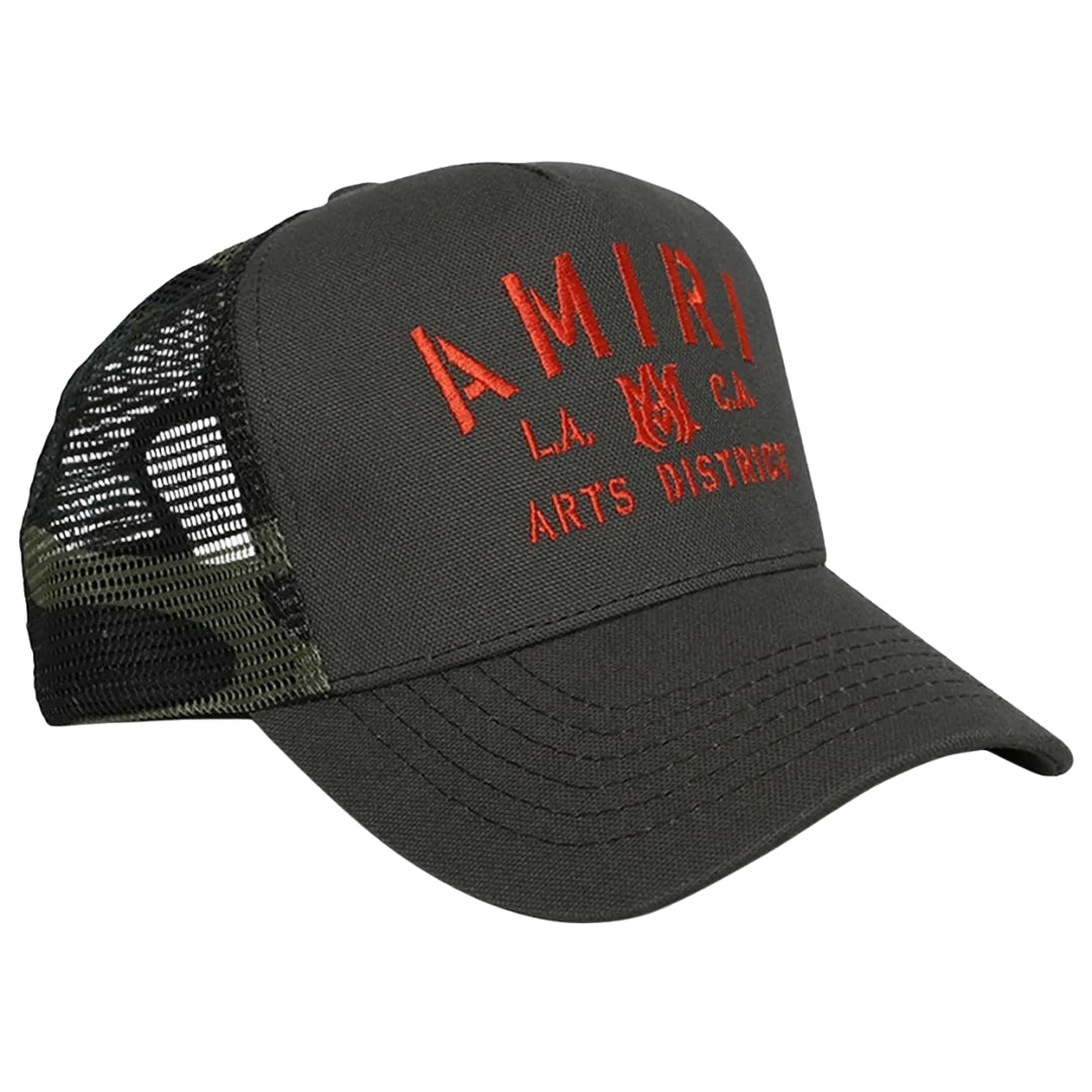Amiri - Trucker-mütze „stencil" In Militärgrün