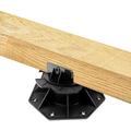 Yardin - Supporto per terrazze regolabile in altezza, supporto per travi regolabile, supporto per