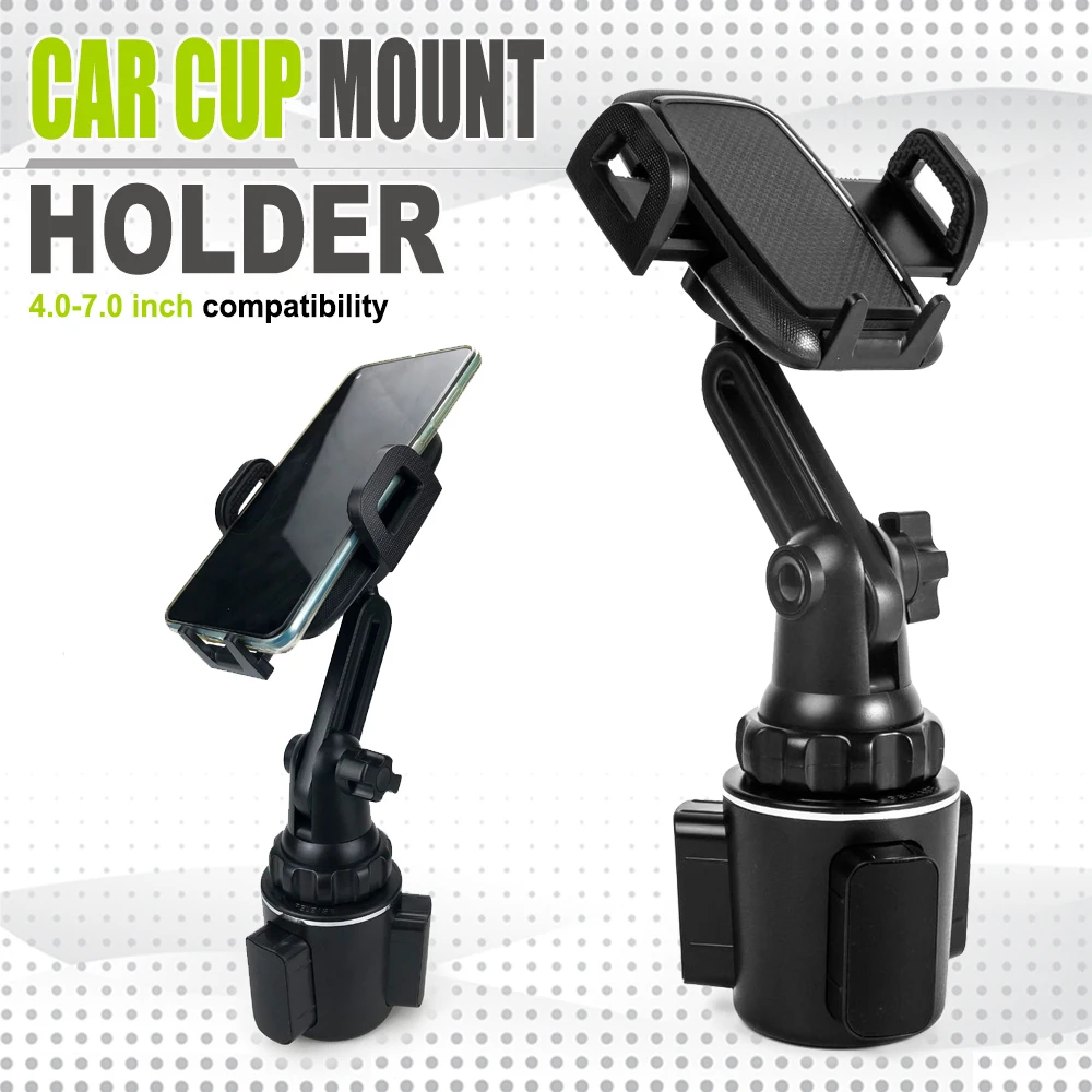 Support de téléphone portable pour voiture, support de téléphone portable, berceau de téléphone portable, rotation à 360 °, compatible avec iPhone, téléphone Android