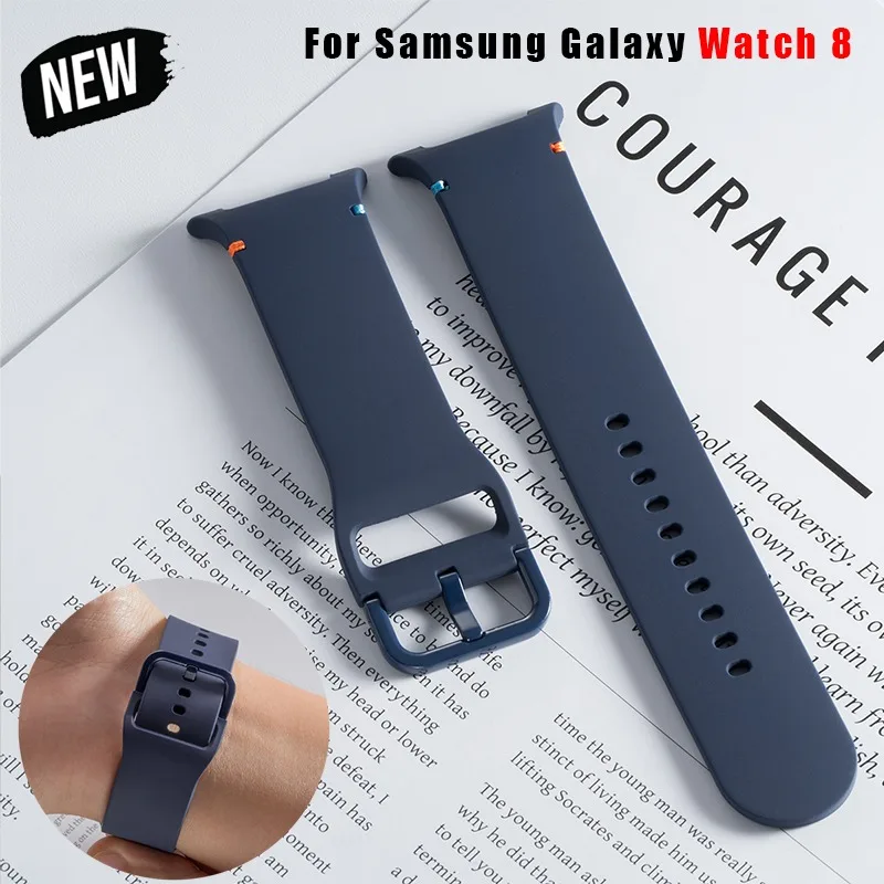 Silikonarmband für Samsung Galaxy Watch 8 40 mm 44 mm/8 klassisches Armband verstellbares weiches TPU-Armband Gürtelzubehör Image