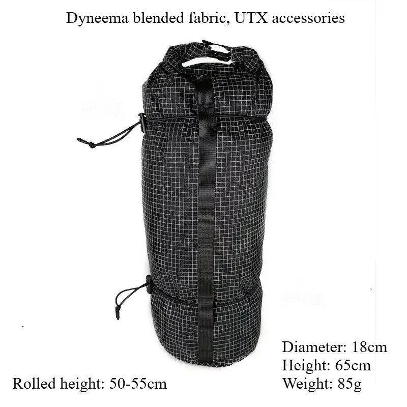 UHMWPE Aufbewahrungstasche Dyneema Blended Fabrics UTX Zubehör Kleinigkeiten Tasche Outdoor Wandern Campingausrüstung für Zelt/Schlafsäcke Image