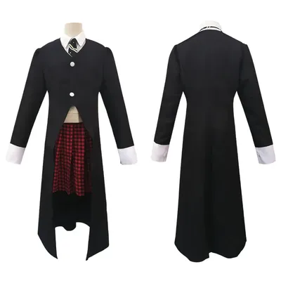 Anime Maka Albarn Cosplay Kostüm Maka Perücke Blonde Perücke Jacke Rock Für Frauen Männer Halloween Karneval Rolle Spielen Party Requisiten Image