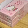 50 stücke Hallo Kitty Müll Tasche Rosa Einweg Plastiktüte Tragbare Auto Große Kapazität Müll Lagerung Tasche Zubehör Großhandel