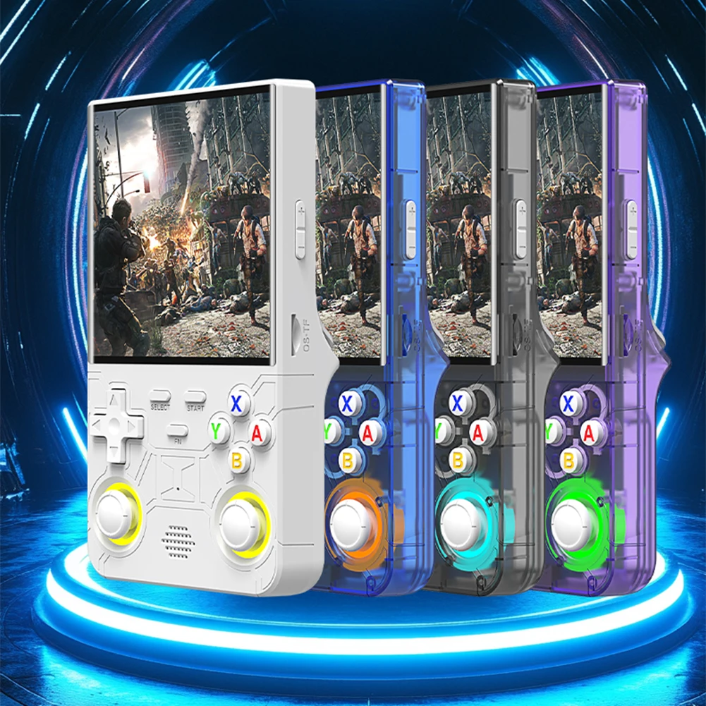 R36 Ultra Retro Handheld-Spielekonsole, 4,0 Zoll IPS-Bildschirm, tragbarer Videospiel-Player, tragbarer Taschen-Videoplayer, Geschenk für Kinder