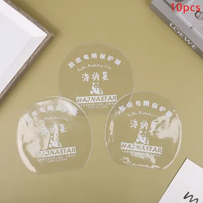 10Pcs Transparent Ping Pong Schläger Schutz Film Klebrige Wartung Abdeckung Tischtennis Schläger Gummi Schutz Film Image