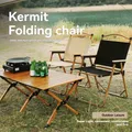 Kemite chaise pliante d'extérieur, table de pique-nique de camping, chaise portable de loisirs de pêche, tabouret ultra-léger en alliage d'aluminium