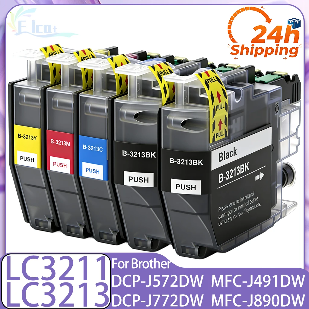 LC3213XL LC3213 LC3211 Tintenpatrone kompatibel für Brother DCP-J572DW DCP-J772DW DCP-J774DW MFC-J491DW MFC-J497DW Drucker Image