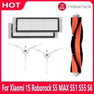 Für Xiaomi 1 s MI Roboter 2 Roborock S50 S51 S5 HEPA-Filter Seite Wichtigsten Pinsel Staubsauger Teile Zubehör Image