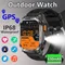 IP68 Wasserdichte Intelligente Uhr Männer 630 mAh Outdoor SmartWatch GPS Kompass Herzfrequenz LED Taschenlampe Bluetooth Anruf Sport Smartwatch