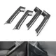 ABS per VW Golf 6 MK6 2010 2011 2012 2013 accessori per auto modello in fibra di carbonio 4 pezzi porta interna bracciolo maniglia copertura Trim