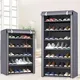 Organizzatore per scarpiera antipolvere Scaffale per scarpe in tessuto non tessuto multistrato Armadietto per la casa Corridoio Armadi salvaspazio Scaffale per scarpe