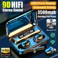 2025 TWS F9 Auricolare Bluetooth senza fili 5.0 Auricolari Cuffie Bluetooth con microfono Auricolari 3500mAh Caricatore Box Display a LED Fone