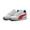 Sneaker PUMA "Softride St Miler Erwachsene", Gr. 38, cool light gray for all time rot weiß, Obermaterial:, Leder; Futter: Textil; Innensohle: Textil; Laufsohle: Gummi, Schuhe