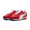 Sneaker PUMA "St Miler Sneakers Erwachsene", Gr. 44, rot weiß for all time, Obermaterial: Kuhleder, Textil, Synthetik; Futter: Textil; Innensohle: Textil; Laufsohle: Gummi, Schuhe