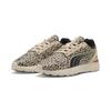Sneaker PUMA "Softride Cosmic Animal Flair Damen", Gr. 41, toasted almond schwarz beige, Obermaterial: Textil, Kuhleder, Synthetik; Futter: Textil; Innensohle: Textil; Laufsohle: Synthetik, Schuhe
